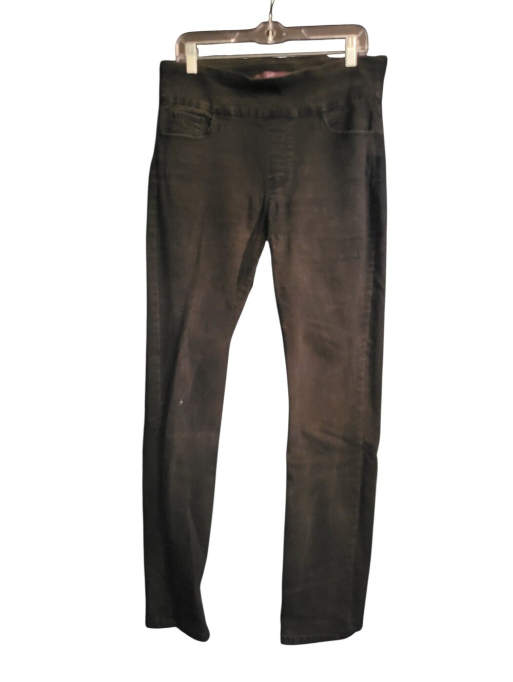 Gloria Vanderbilt Amanda Pullon Stretch Skinny Jeans Black sz 12